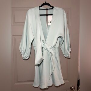 Zara Dress in Light Blue